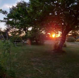 Coucher de soleil-kota finlandais-jardin-zénitude