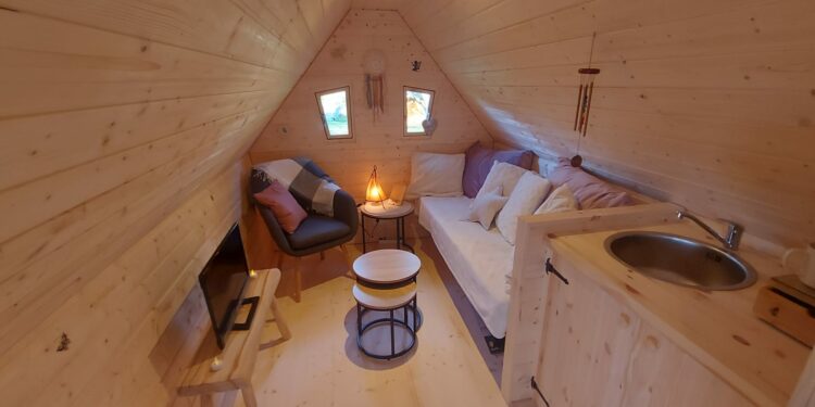 hébergement insolite en bois dans la sarthe